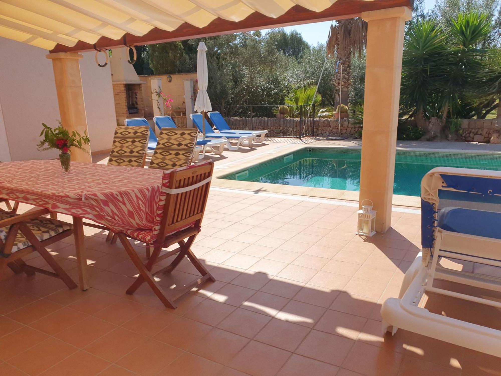Casa Rural, Finca Rustica Con Piscina Cas Padrins De Campos, Mallorca Bagian luar foto