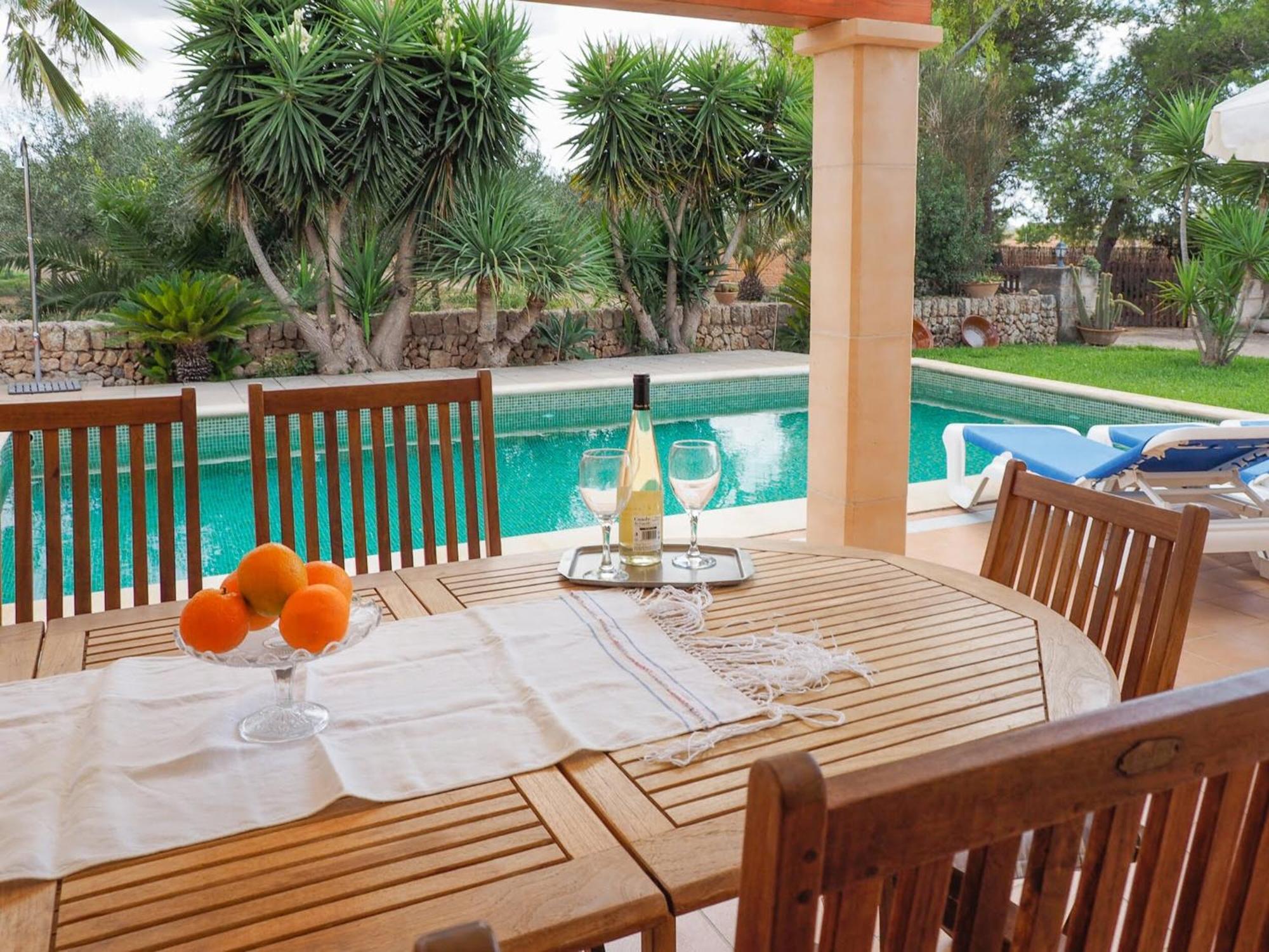 Casa Rural, Finca Rustica Con Piscina Cas Padrins De Campos, Mallorca Bagian luar foto